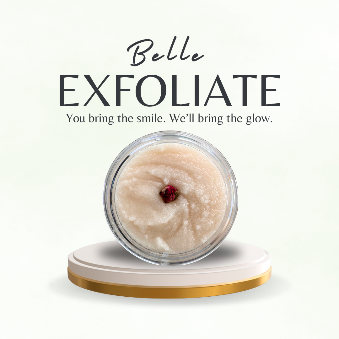 Belle Sugar Scrub – Exfoliating Body Scrub with Shea Butter